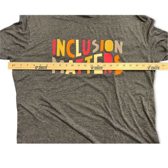 “Inclusion Matters” T-Shirt / Teacher / Educator / Social Justice / Size 2X - Picture 3 of 4